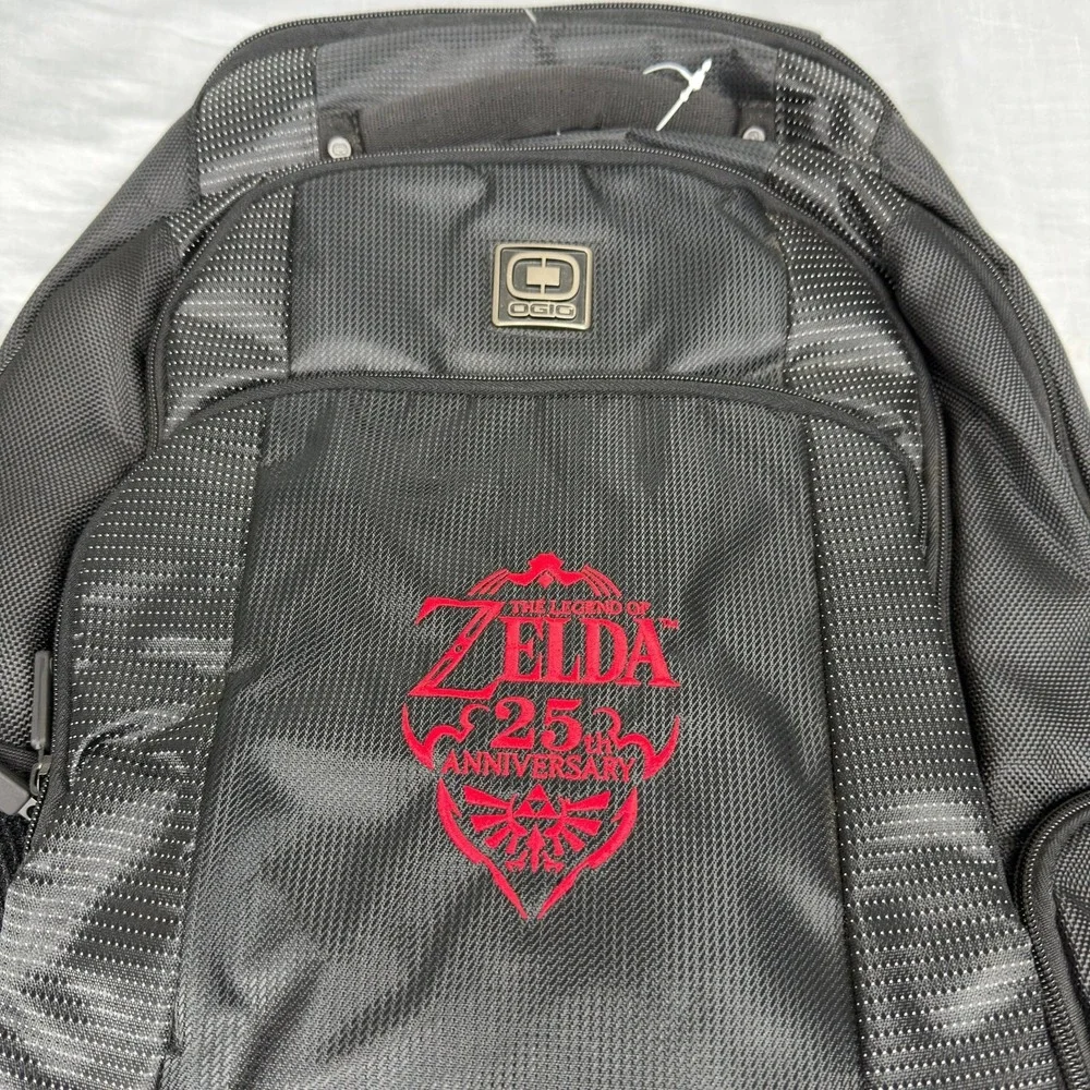 OGIO The Legend‎ of Zelda 25th Anniversary Backpack Rare Employee Gift Black Red